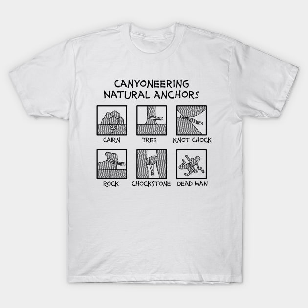 Canyoneering Natural Anchors New T-Shirt by TheWanderingFools